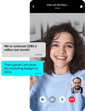messenger comunication example
